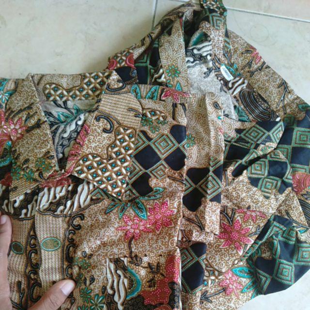 Batik Couple Keluarga Sania Ruffle Ori Ndoro Jowi Dnt Istimewa