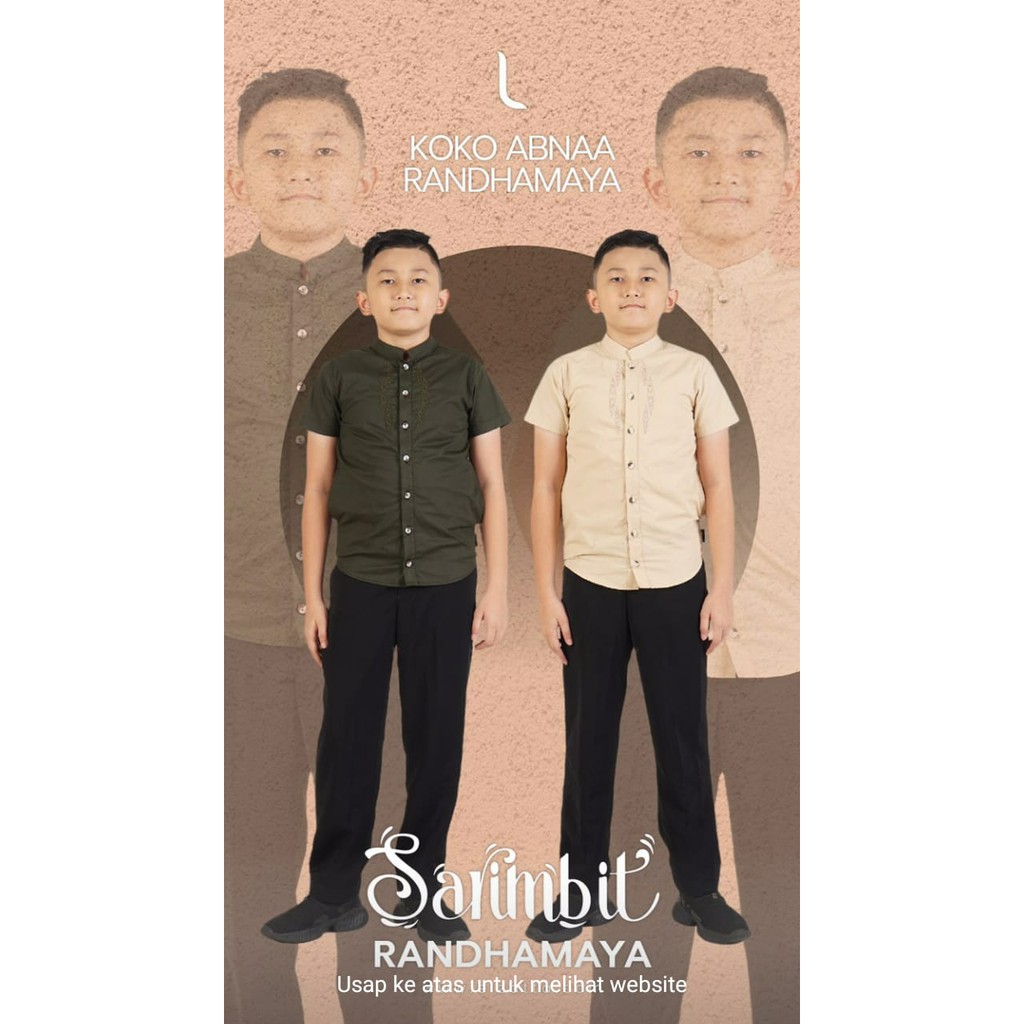 BAJU KOKO ANAK TANGAN PANDEK ELZATTA | KOKO ABNAA RANDHAMAYA