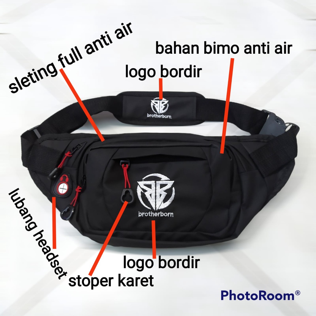 Waistbag pria selempang tas gaul distro