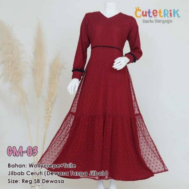 GAMIS TUTU DEWASA FROM CUTETRIK