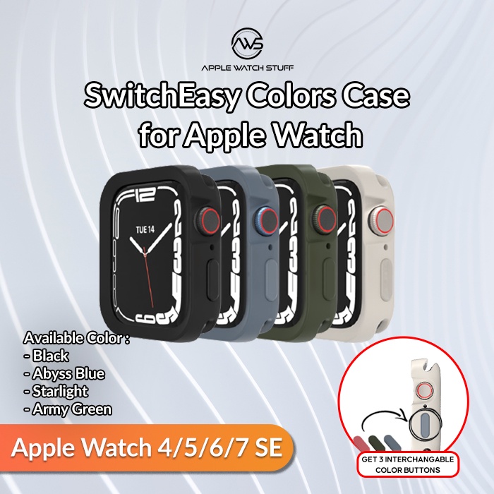 SwitchEasy Colors Case for Apple Watch Series 4/5/6/7 SE