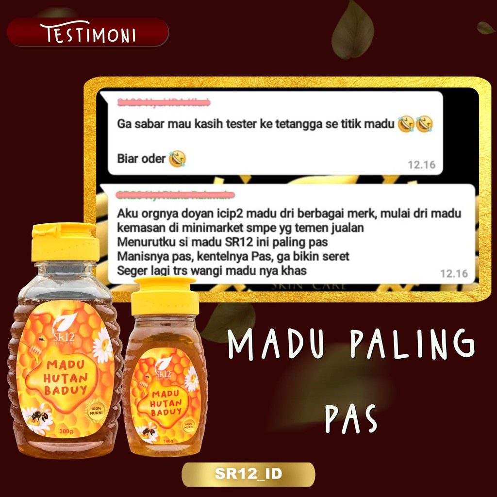 MADU HUTAN BADUY SR12 300 GRAM / MADU ASLI DARI HUTAN BADUY MENJAGA STAMINA TUBUH DEWASA &amp; ANAK-ANAK