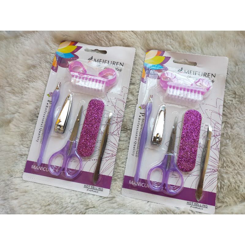 ~ PIYOSHI08 ~ Paket Manicure Set Beauty Meifuren Lengkap Murah AF32