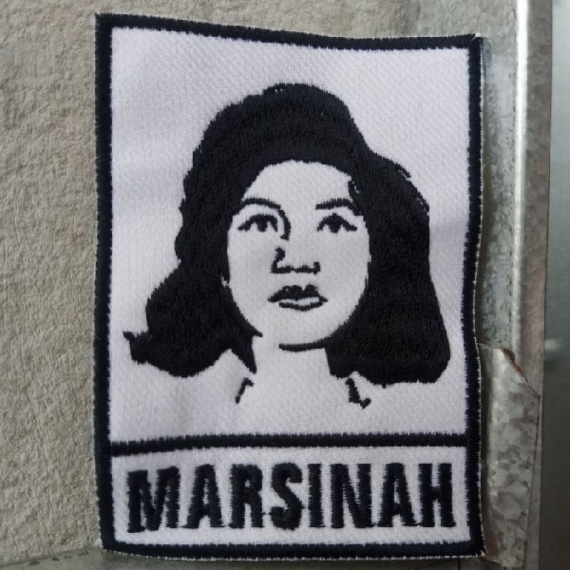 Bordir MARSINAH Aktifis Buruh Pejuang HAM Superhero Mahasiswa Emblem Anak Band Punk Rock Geng Motor 