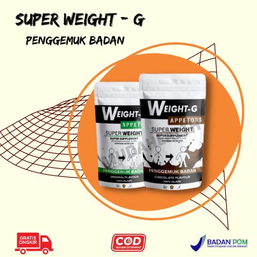 SUPER WEIGHT susu penggemuk badan dewasa ori bpom / susu penggemuk untuk wanita dan pria / susu peng