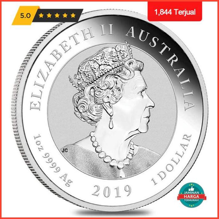 Extra Cashback Koin Perak Double Dragon Australia 2019 - 1Oz Silver Exclusive