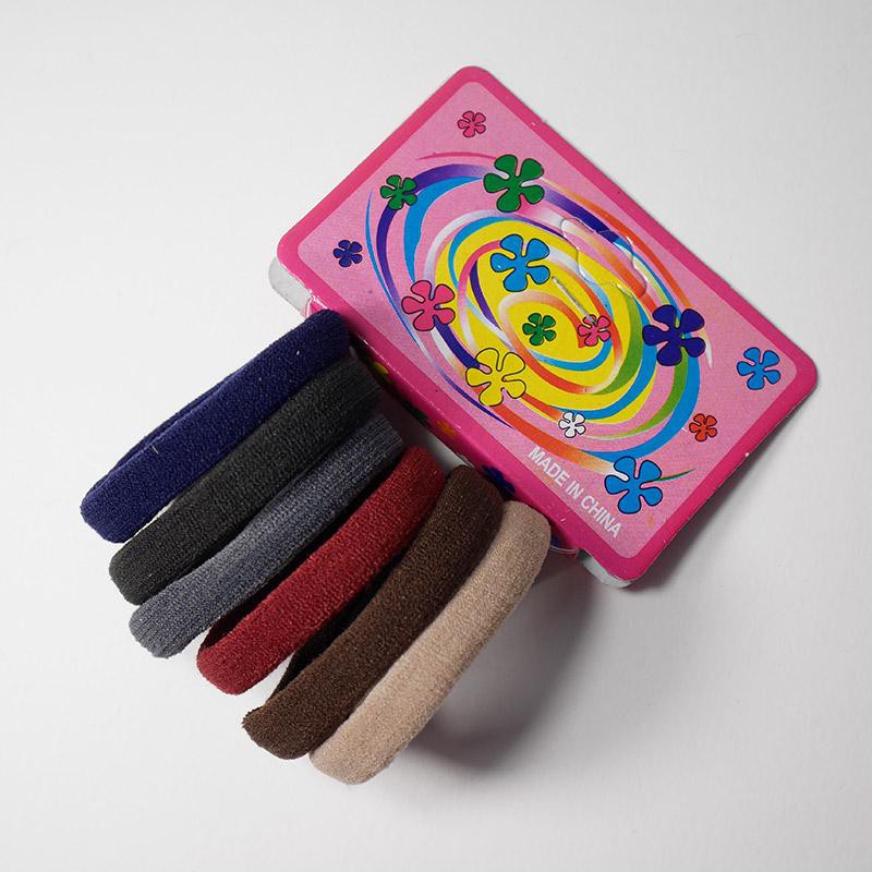 (COD) Ikat Rambut Donat 6pcs - Tali Rambut Wanita Karet - Aksesoris Rambut Wanita-3