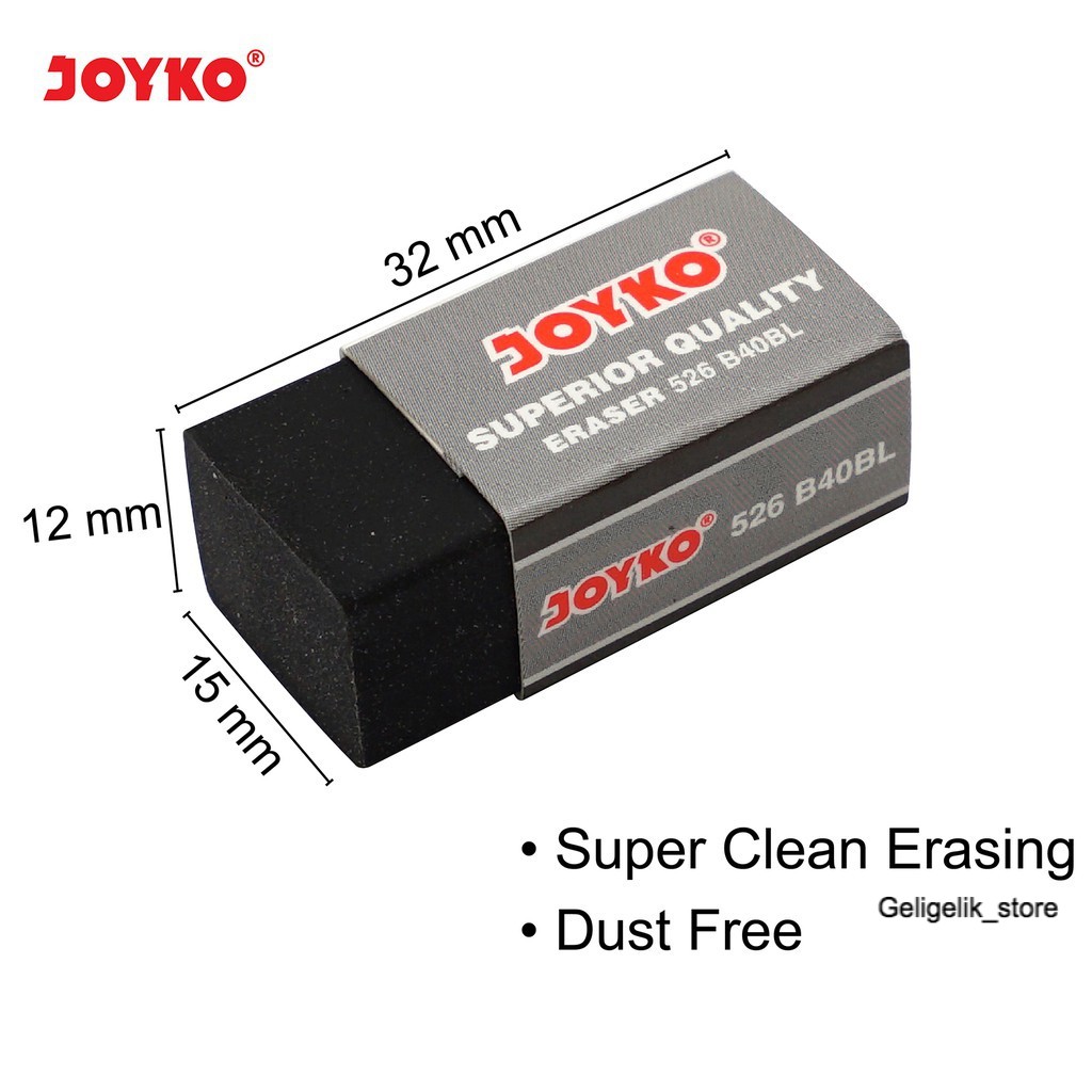 

(10 pcs) ERASER / PENGHAPUS JOYKO 526-B4BL