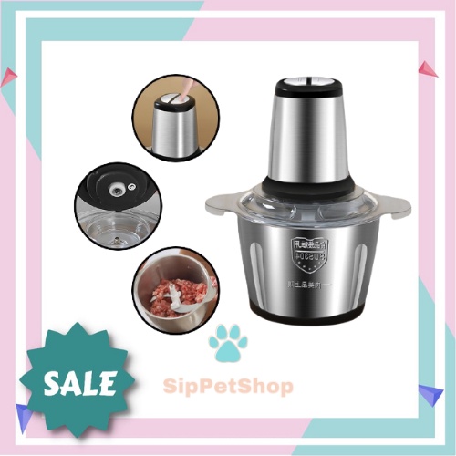 BLENDER DAGING STAINLESS STEEL 2 LITER / MEAT GRINDER / BLENDER KAPSUL CAPSULE CHOPPER DAGING