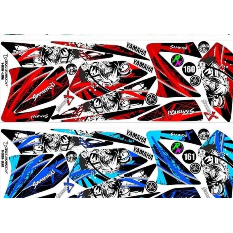 Striping variasi vixion samurai x 2007-2012 / decal vixion old / variasi vixion old