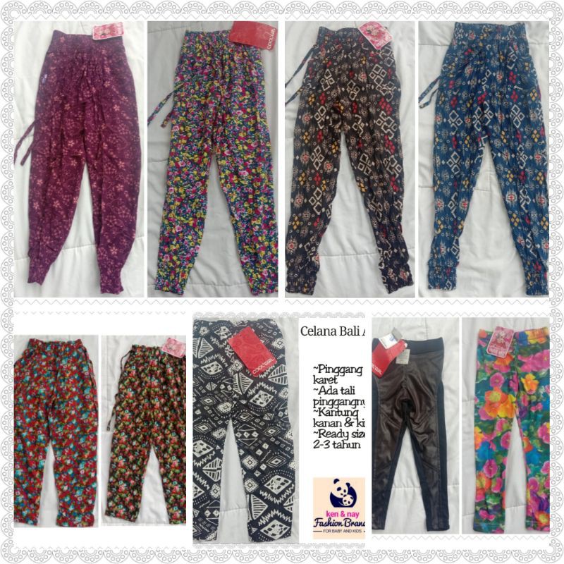 CELANA LEGGING DAN JOGGER  DARI COOLGIRL DAN OLIVE OYL