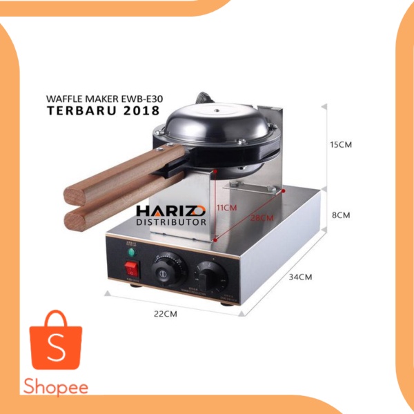 Promo TERBARU MESIN PEMBUAT KUE WAFEL TELOR Wajan Teflon Listrik Cetakan Waf Murah