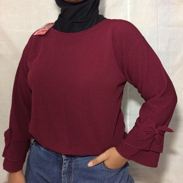 Blouse lolia / Blouse wanita / Blouse jumbo / Blouse korea / Blouse import