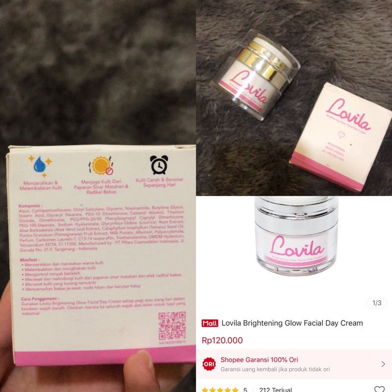 preloved Lovila Dan serum