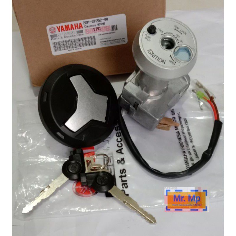 KUNCI KONTAK NMAX ORIGINAL  2015-2017(2DP) BONUS TUTUP TENG