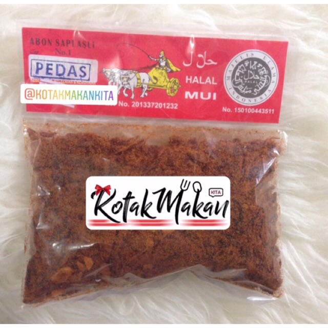 

Abon Sapi Cap Kereta Mas (Rasa PEDAS) 100gr