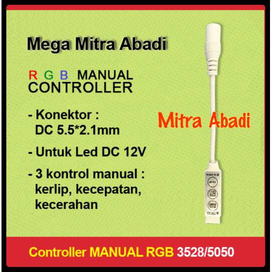 Driver RGB Manual Jack DC Controller