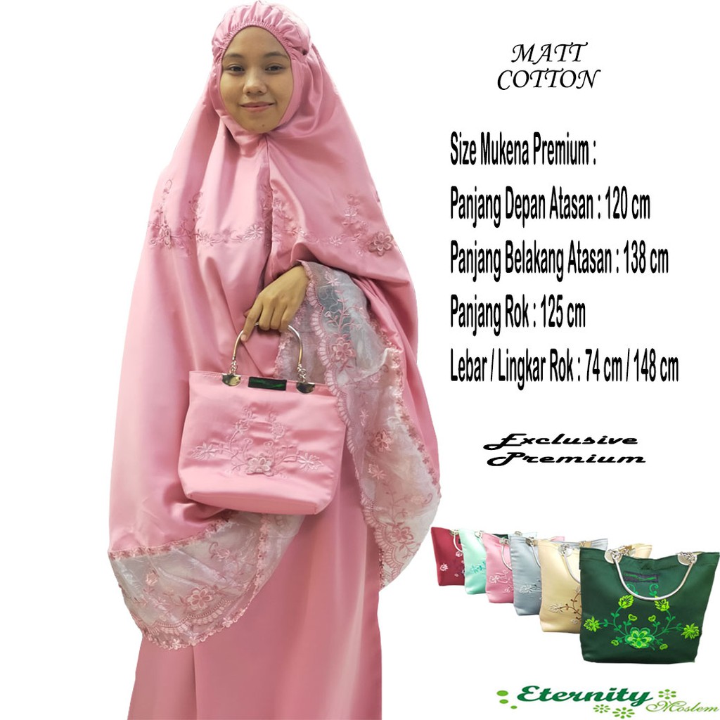 Mukena Bordir Organdi Mukena Dewasa Mukena Eternity premium Mukena Rukuh Terbaru