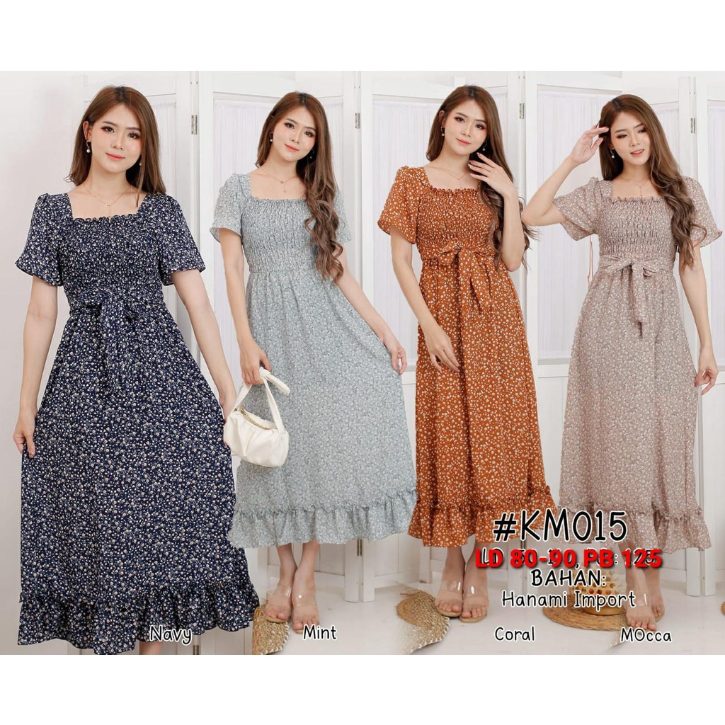 DRESS VINTAGE / DRESS SMOKE / DRESS BUNGA / KM015