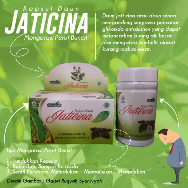 

SIENNA | KAPSUL JATI CINA | PELUNTUR LEMAK TUBUH | MELANCARKAN BAB