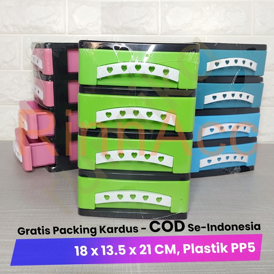 Laci Susun 3 4 5 Kecil Hommy / Laci Mini Unitech / Mini Container / Laci Plastik / Tempat Penyimpanan Obat