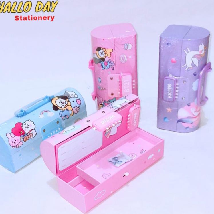 

Top Produk.. Kotak Pensil Karton+Kunci Pin/Tempat Pensil/Pensil Case Locker