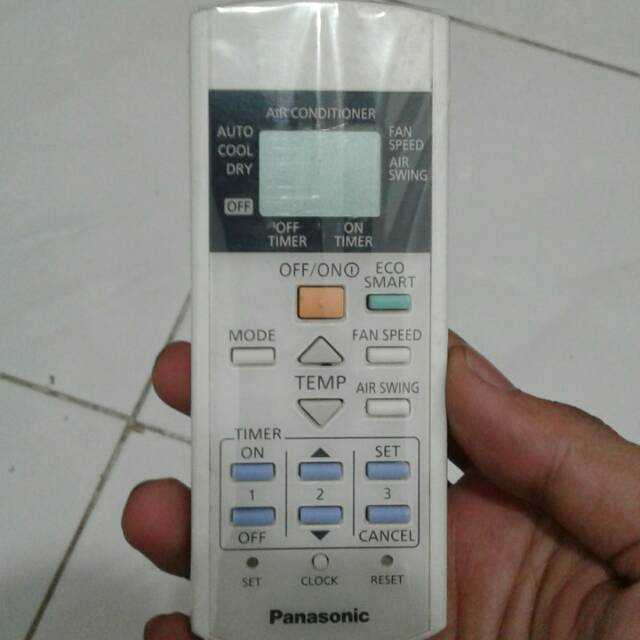 REMOTE REMOT AC PANASONIC ECO SMART ORIGINAL ASLI