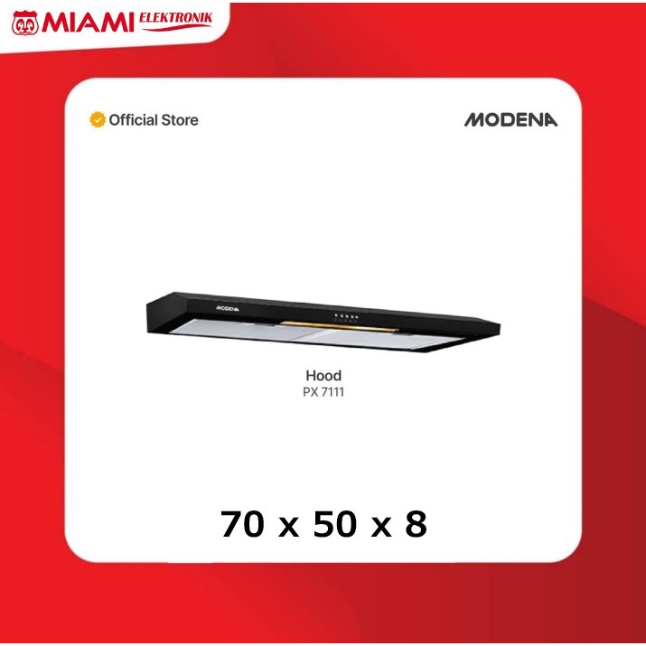 MODENA Slim Cooker Hood - PX 7111 / PX7111 (70 cm)