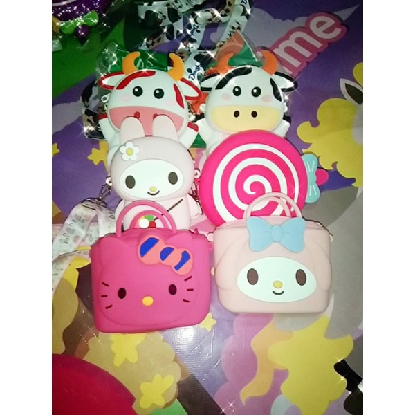 Tas Selempang Anak Jelly Rubber Tas Anak Lucu