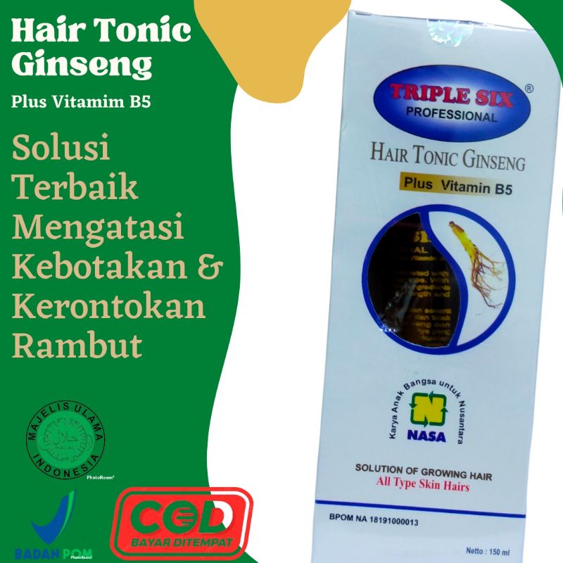 Hair Tonic Ginseng/Penumbuh Rambut/Rambut Rontok/Serum Rambut Rontok