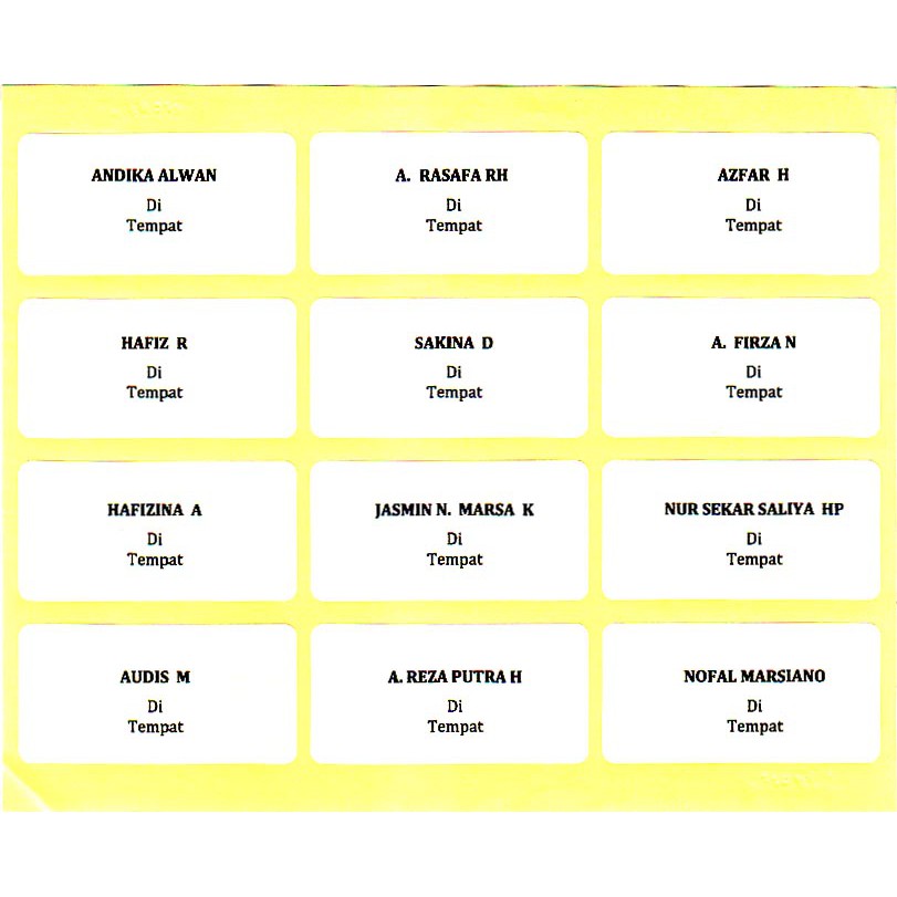 

Tom&Jerry Label Putih (isi 10pcs) label undangan label buku label stiker kertas label sticker
