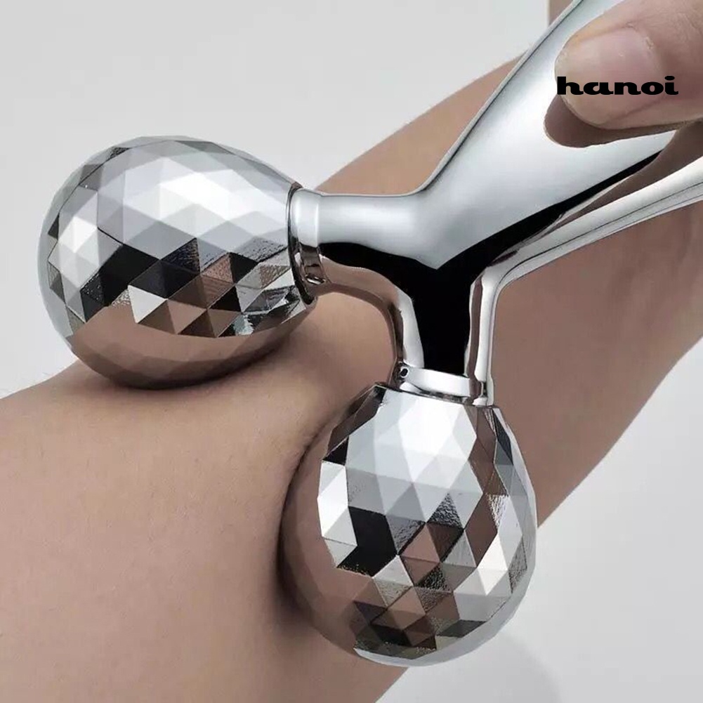 HQTM_3D Y Shape Massage Roller V Face Lifting Firming Anti Wrinkle Eye Massager Device