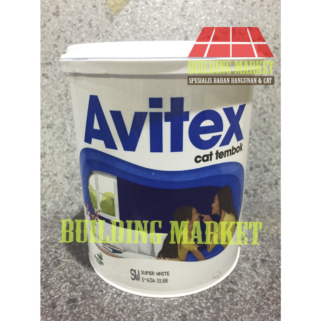 CAT  AVIAN BRANDS CAT  TEMBOK  AVITEX  INTERIOR READY MIX 1 KG   CAT  AVIAN BRANDS CAT  TEMBOK  AVITEX  INTERIOR READY MIX 1 KG