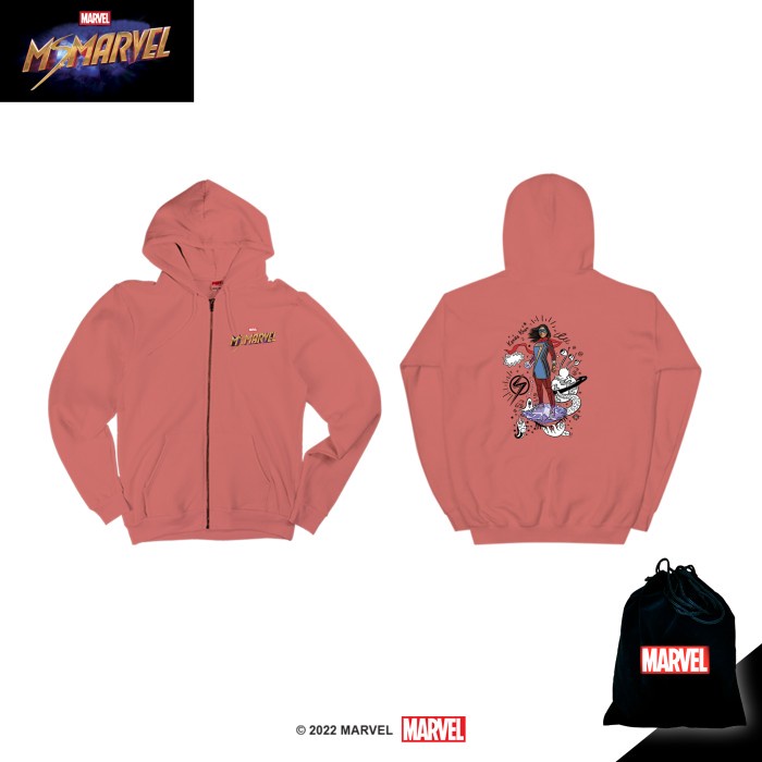 Marvel Hoodie Zipper Dewasa Ms Marvel MSM94