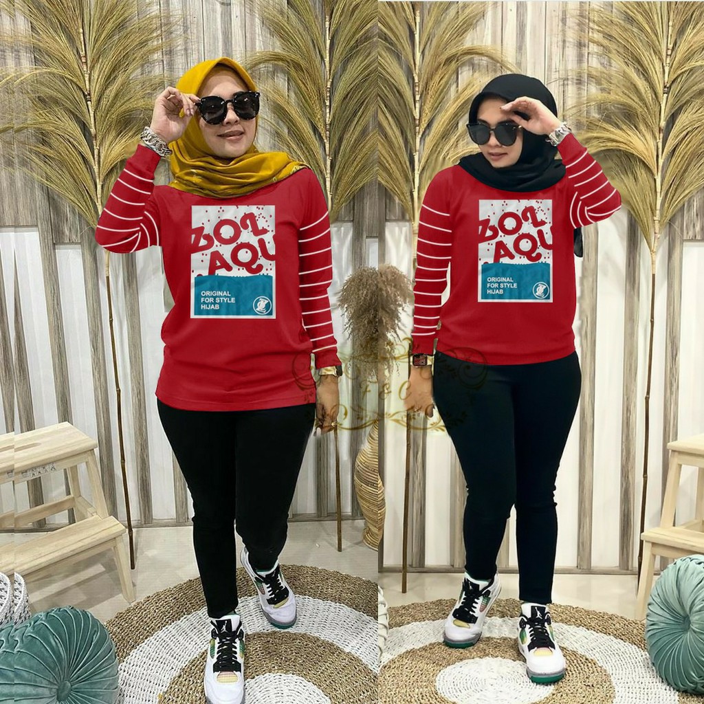 S5 St Hanifah Zolaqu Setelan Baju Fashion Wanita Berkualitas Premium Atasan + Celana Santai Kekinian