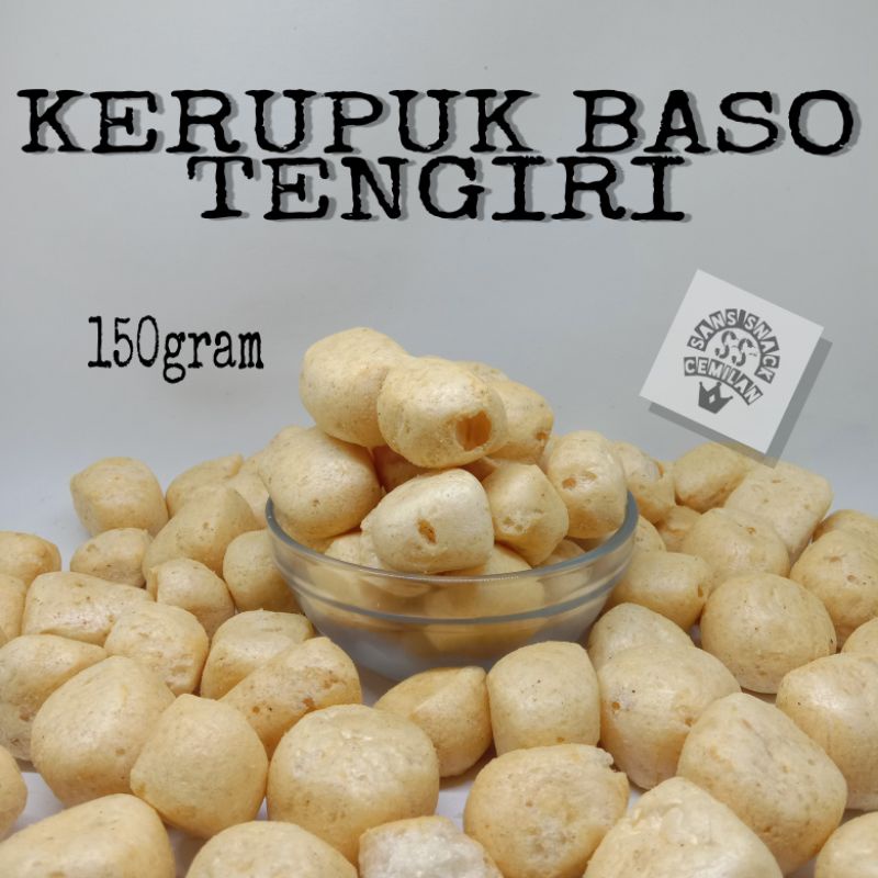 

Kerupuk Baso Ikan Tengiri / Kuku Macan / Tengiri