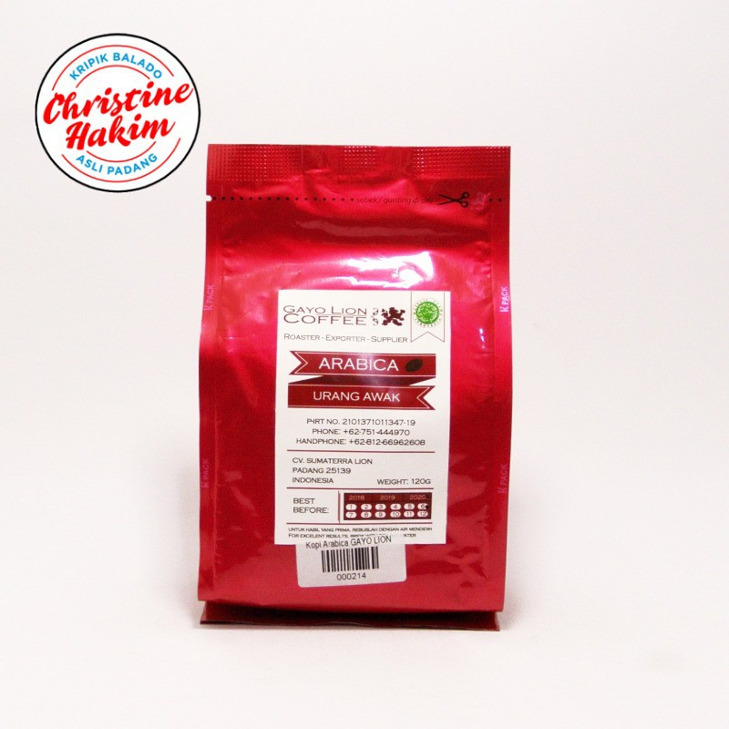 

Gayo Lion Coffee Arabica Urang Awak