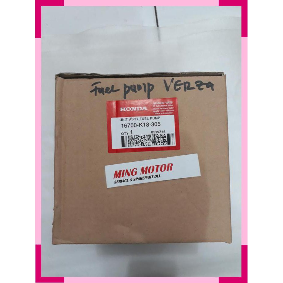 Keren Fuel Pump Verza K18 Asli Ahm