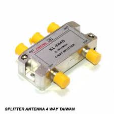 Splitter Antena 4 Way Taiwan / Spliter penguat TV 4 cabang Taiwan