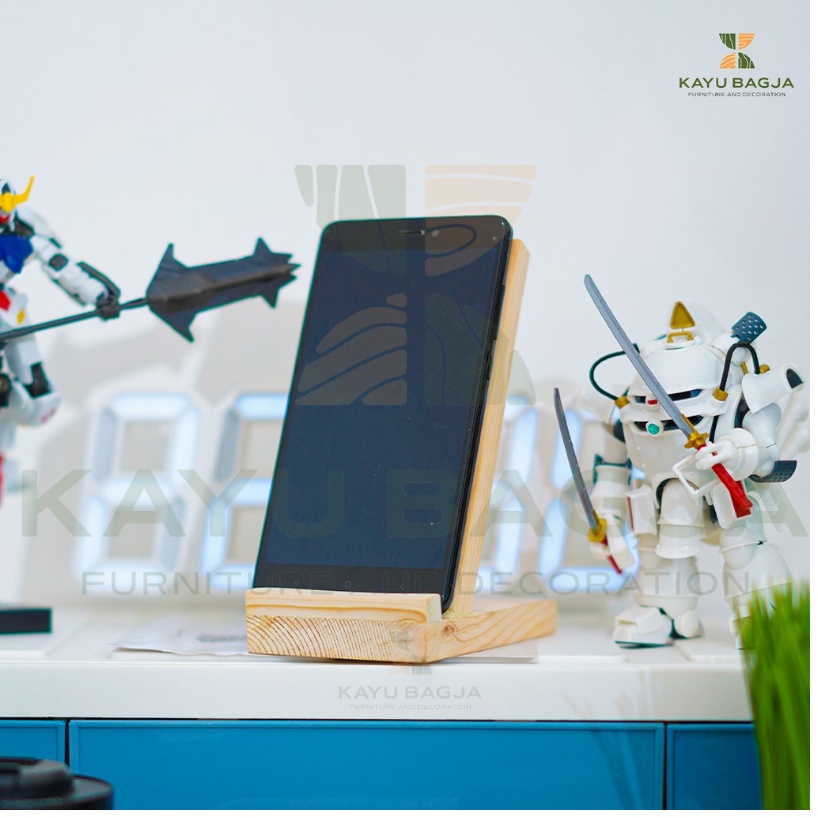 Kayu Bagja Phone Holder/ Dudukan Handphone Kayu/ Stand Handphone