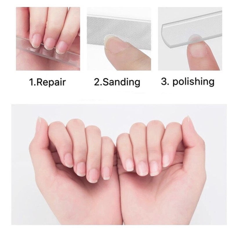 SHINE STAR - [ DENGAN BOX ] Kikir Kuku / Pengkilap Kuku / Glass Nail File / Magic Nail File