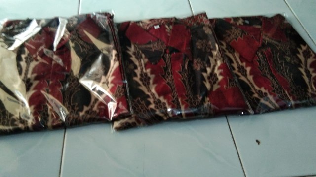New Arrival Distro Batik Pria Bordir Sogan Hrb026 Batikaf Notoarto Batik Ipnu-ippnu Hem Pria