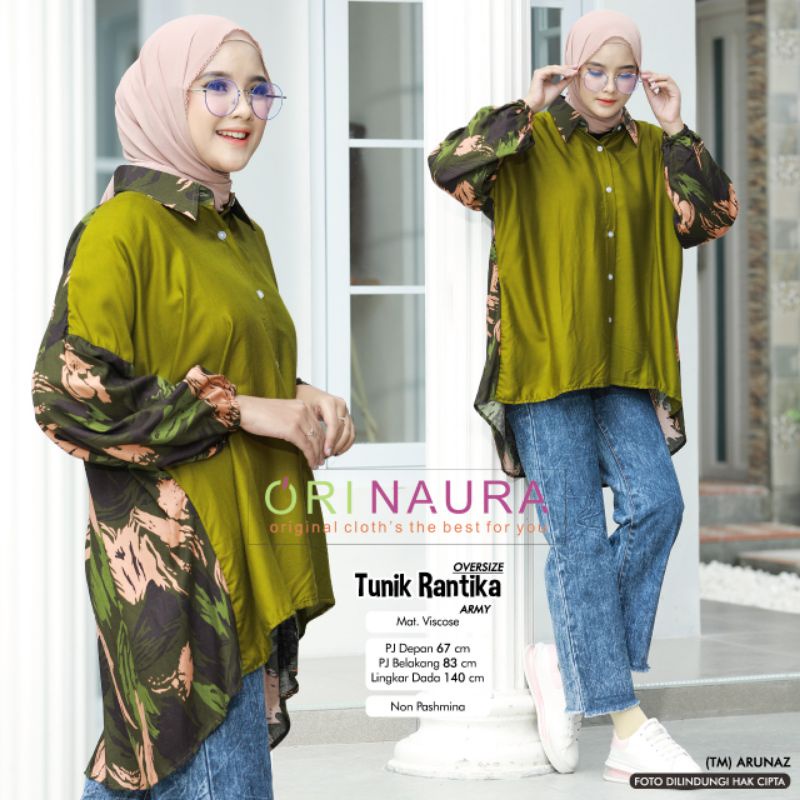 TUNIK RANTIKA OVERSIZE/TUNIK JUMBO ORIGINAL BY ORI NAURA