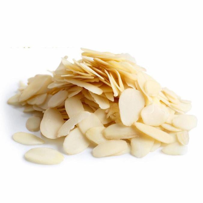 

Terlaris Kacang Almond Slice Mentah / Slice Almond Blue Diamond 1 Kg