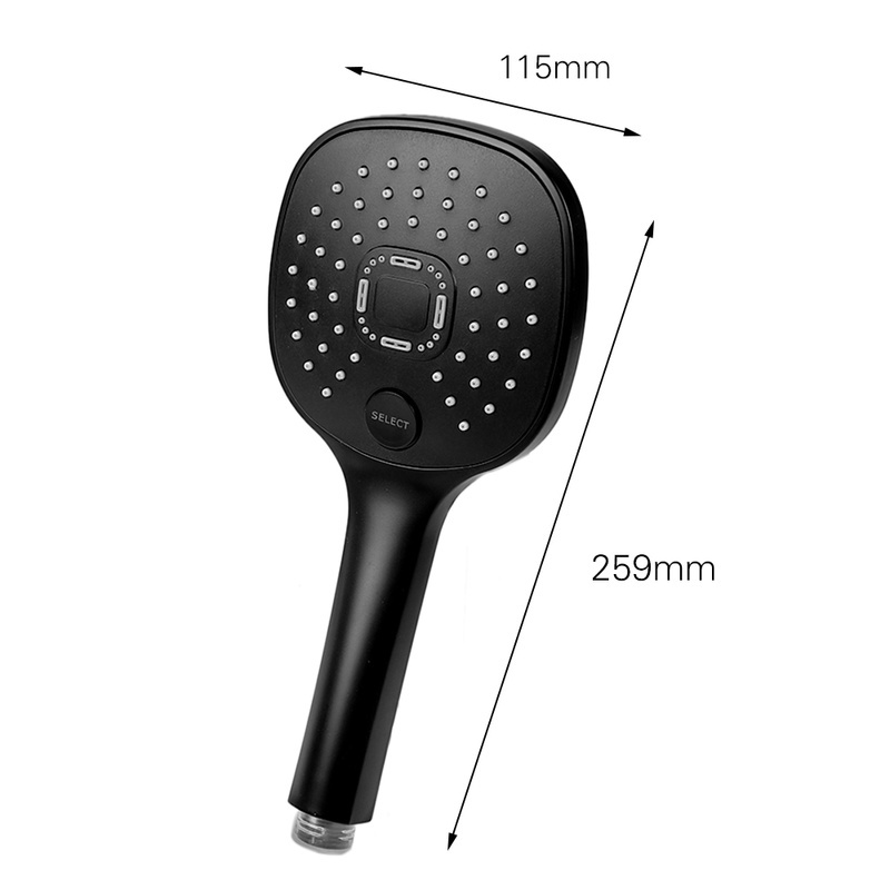 Kepala Shower Model Genggam Tekanan Tinggi Hemat Air Dengan 3 Mode