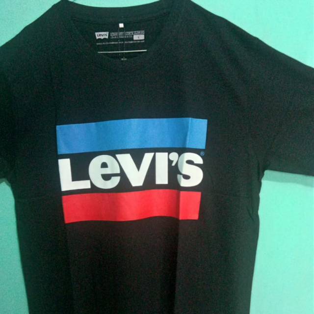 Kaos oblong levis pria