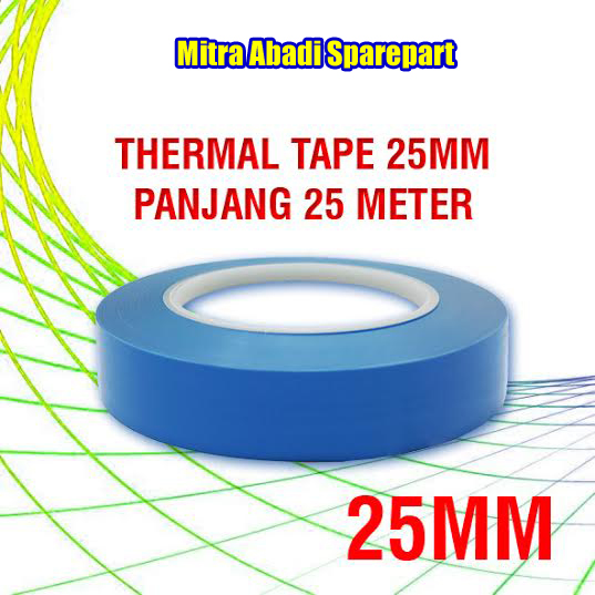 

Thermal tape 25mm - 25 meter Termurah