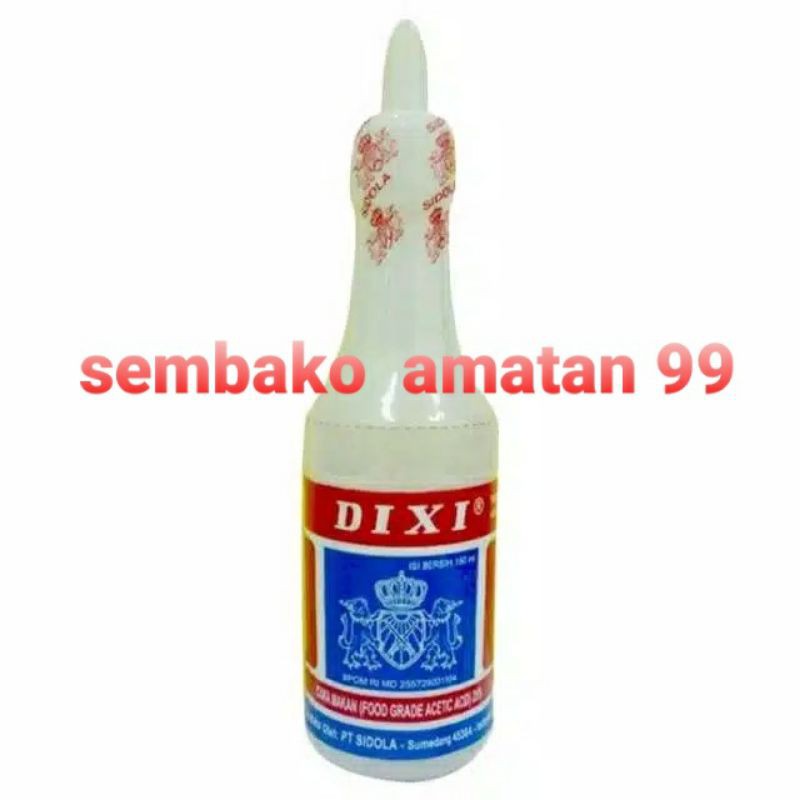 Cuka Dixi 150ml Original / Cuka dixi botol kecil 150 ml | Cuka Dixi 150ml Murah Cuka Makan