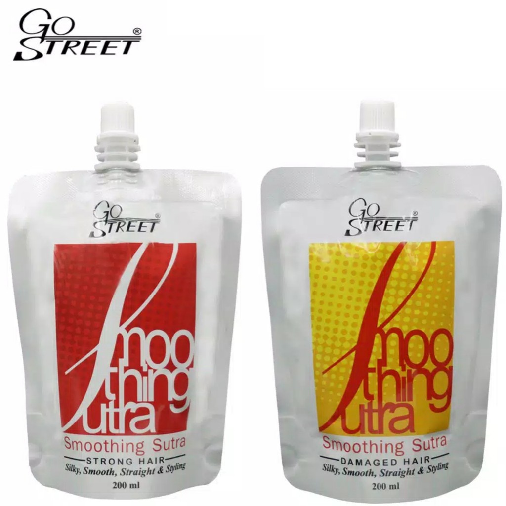 GO STREET Smoothing Sutra 200ml - Obat Pelurus Rambut