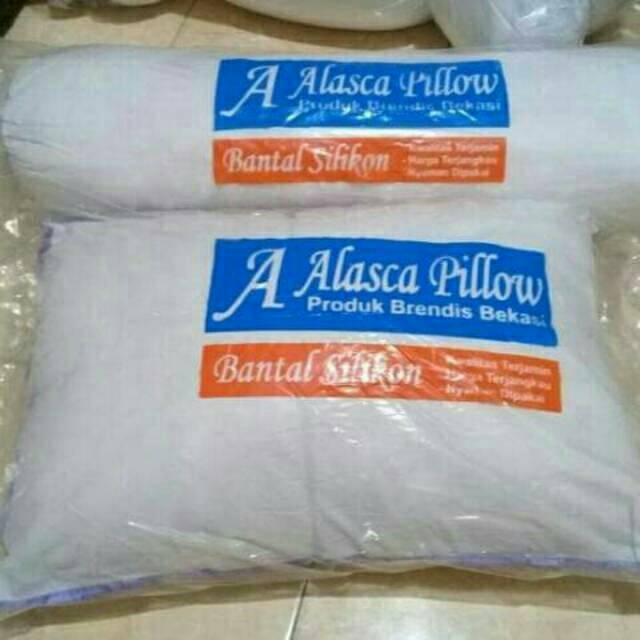 Bantal tidur bulu angsa SINTETIS (BUATAN)/ silikon bantal hotel exclusive 100% silikon bantal alasca